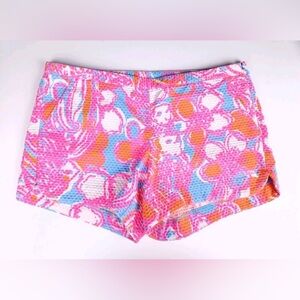 Lilly Pulitzer Pink Multi Feeling Tanked Adie Shorts - Size 00